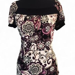 ✨ Vintage Y2K Purple Floral Top ✨